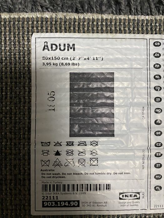 Tapetes ikea (conjunto de 3)