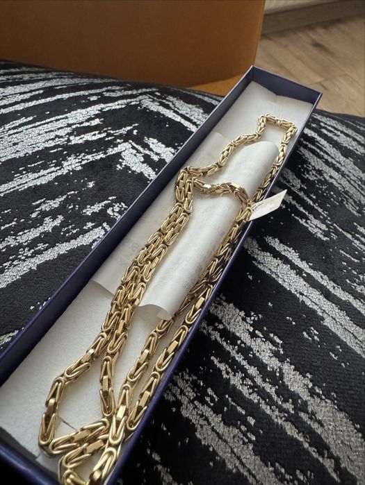 Łancuszek splot królewski 50.3 gr 585 jak nowy dowod zakupu