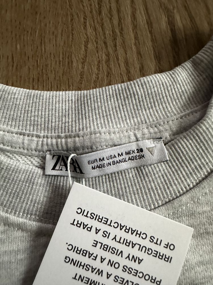 Bluza z dzianiny dresowej Zara M