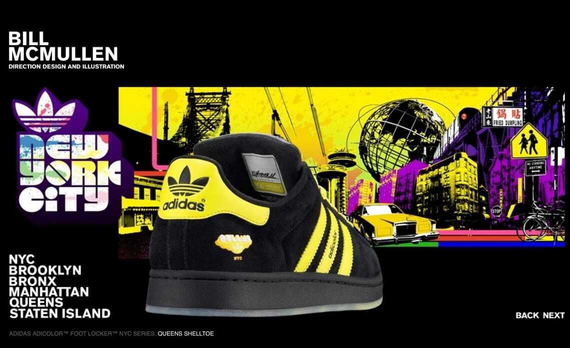 NOWE Adidas Superstar Adicolor New York City by Bill McMullen roz 40