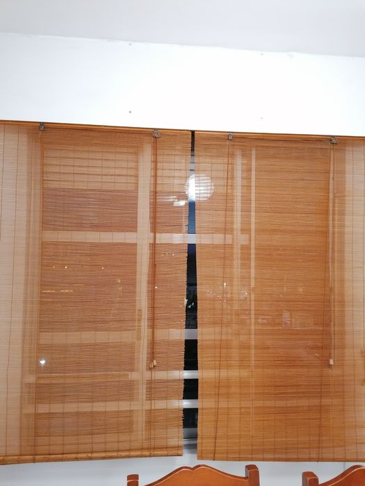 2 Estore de bambu para janelas 90x1.80