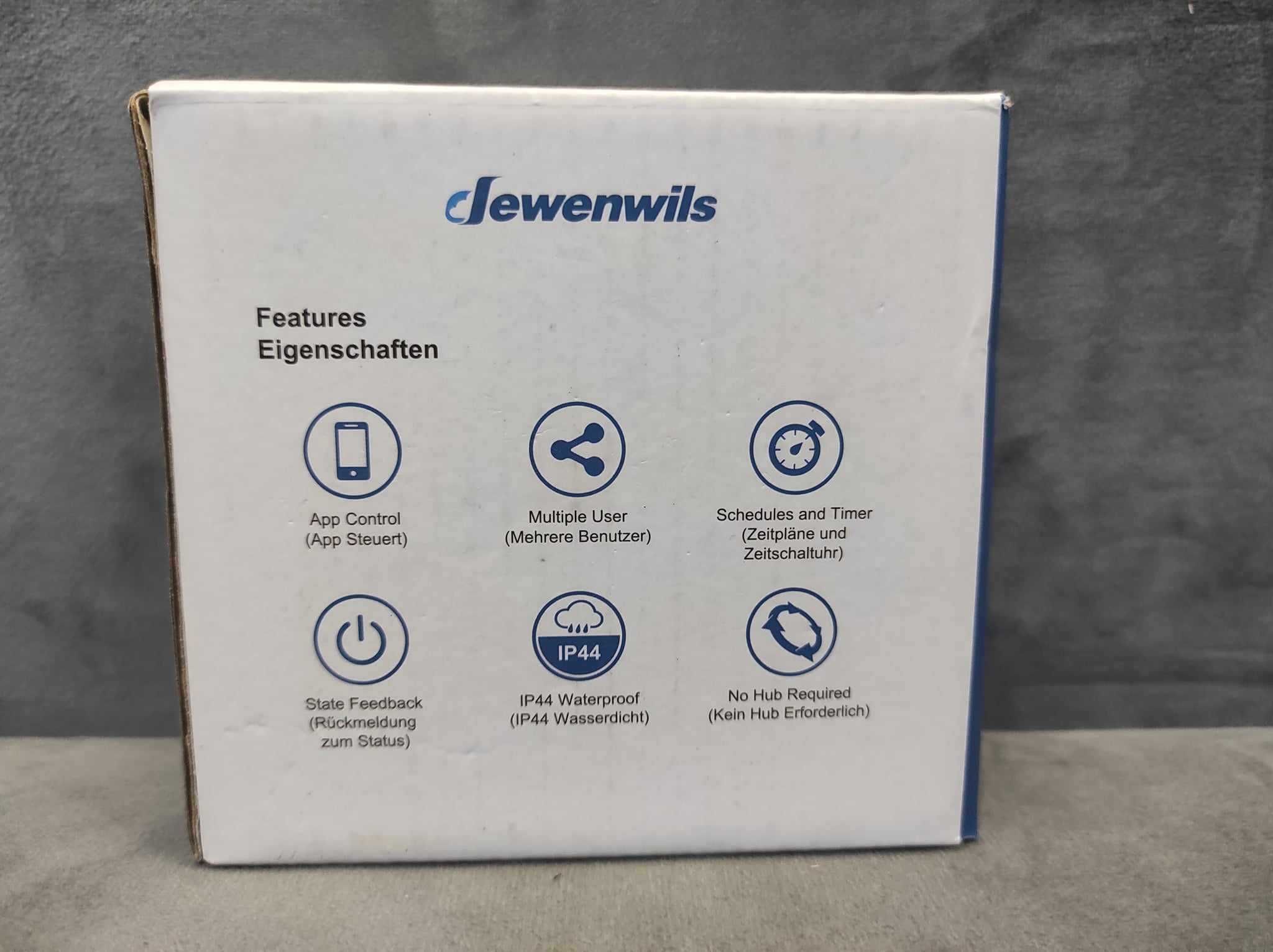 Inteligentne gniazdo zewnętrzne 3680W Jewenwils BHC1806G-WiFi-16A.