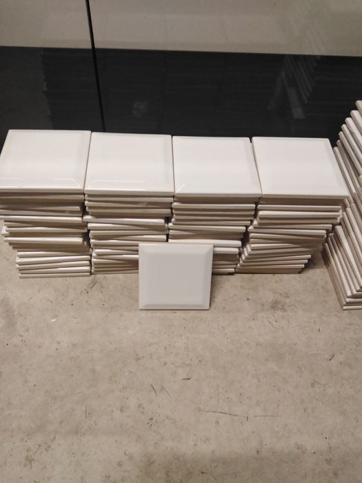 Płytki ceramiczne paradyż toemo bianco połówki