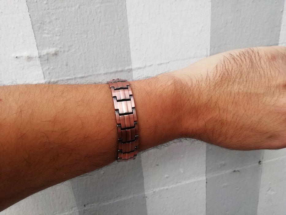 Pulseira Equilíbrio, Bio-Saúde (Magnética, Infravermelhos) Cor cobre