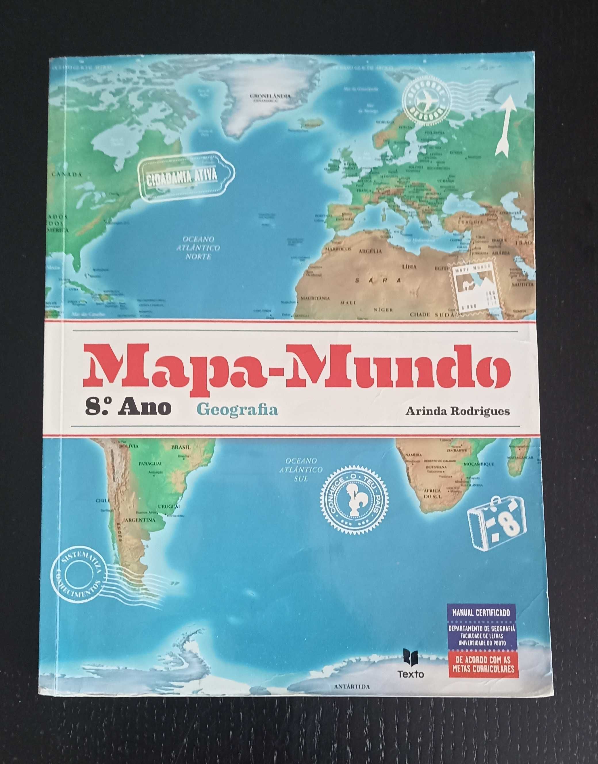 Manual Geografia Mapa Mundo 8. Ano