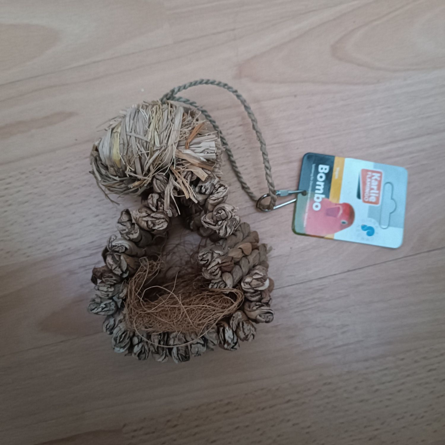 Domek zabawka dla ptaszków papug