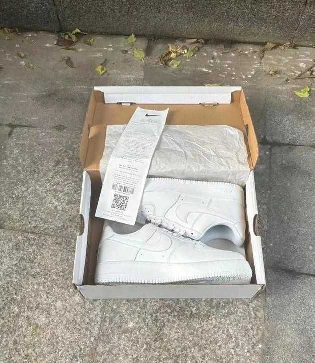 Buty Nike Air Force 1 Biały Damskie i Meskie Rozmiar.38
