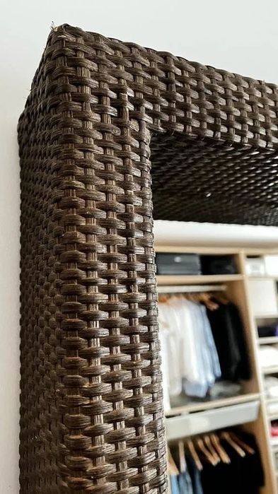 Espelho Parede Rattan IKEA