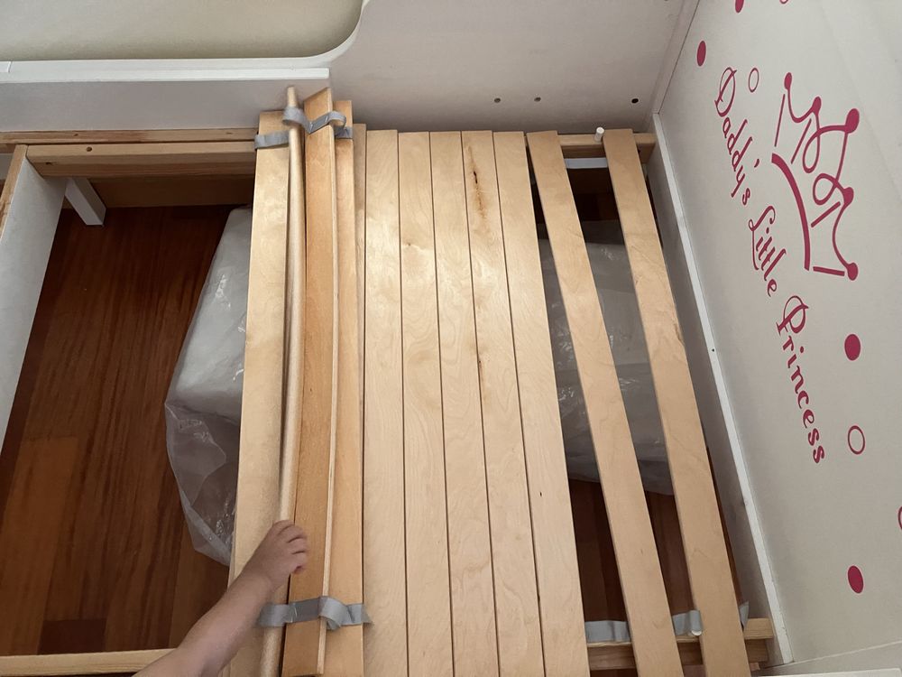 Cama extensivel ikea + colchao ikea