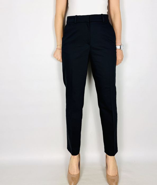 Klasyczne granatowe spodnie garniturowe S 36 H&M