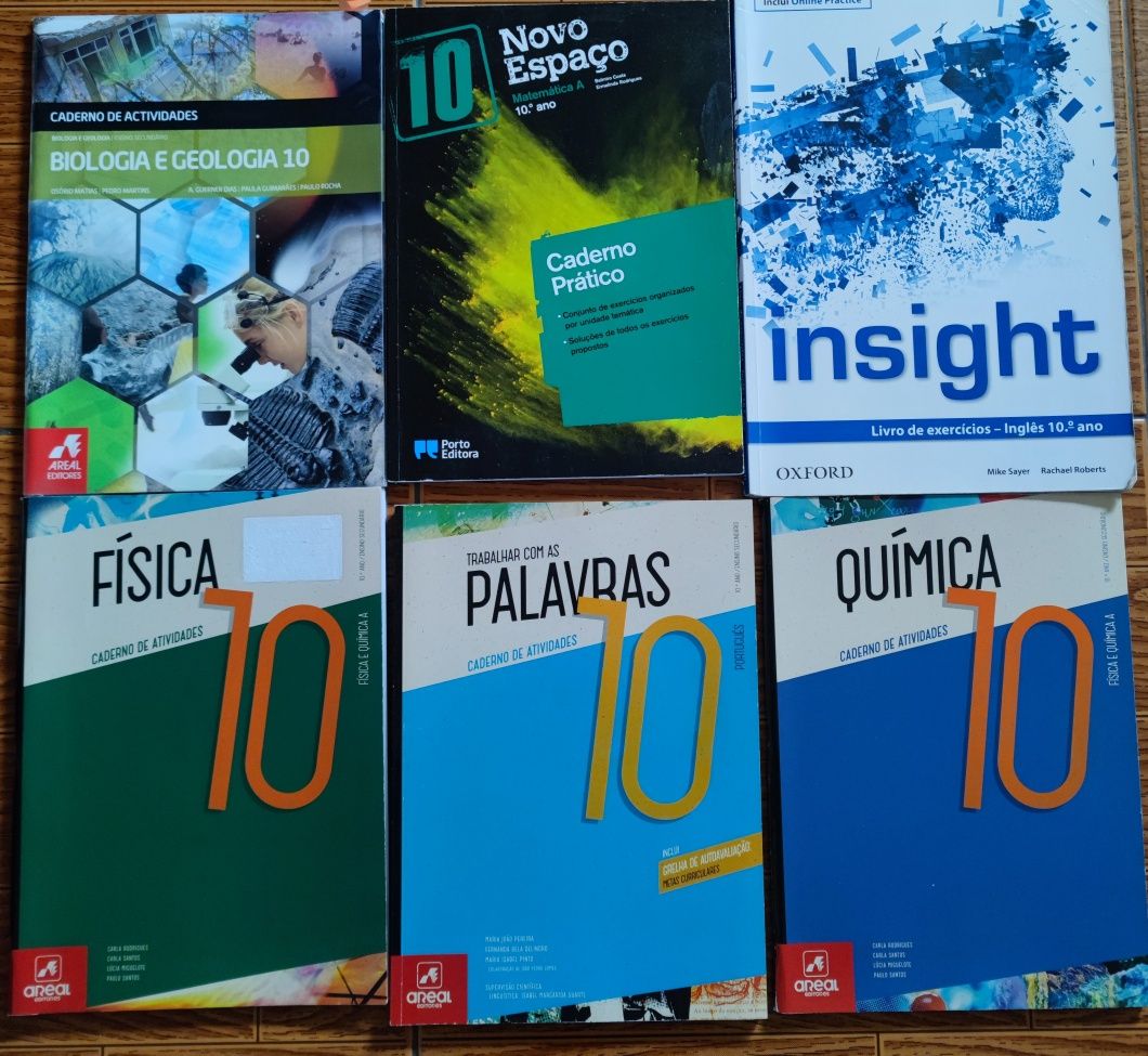 Caderno atividades / livro de exercícios 12, 11, 10 anos