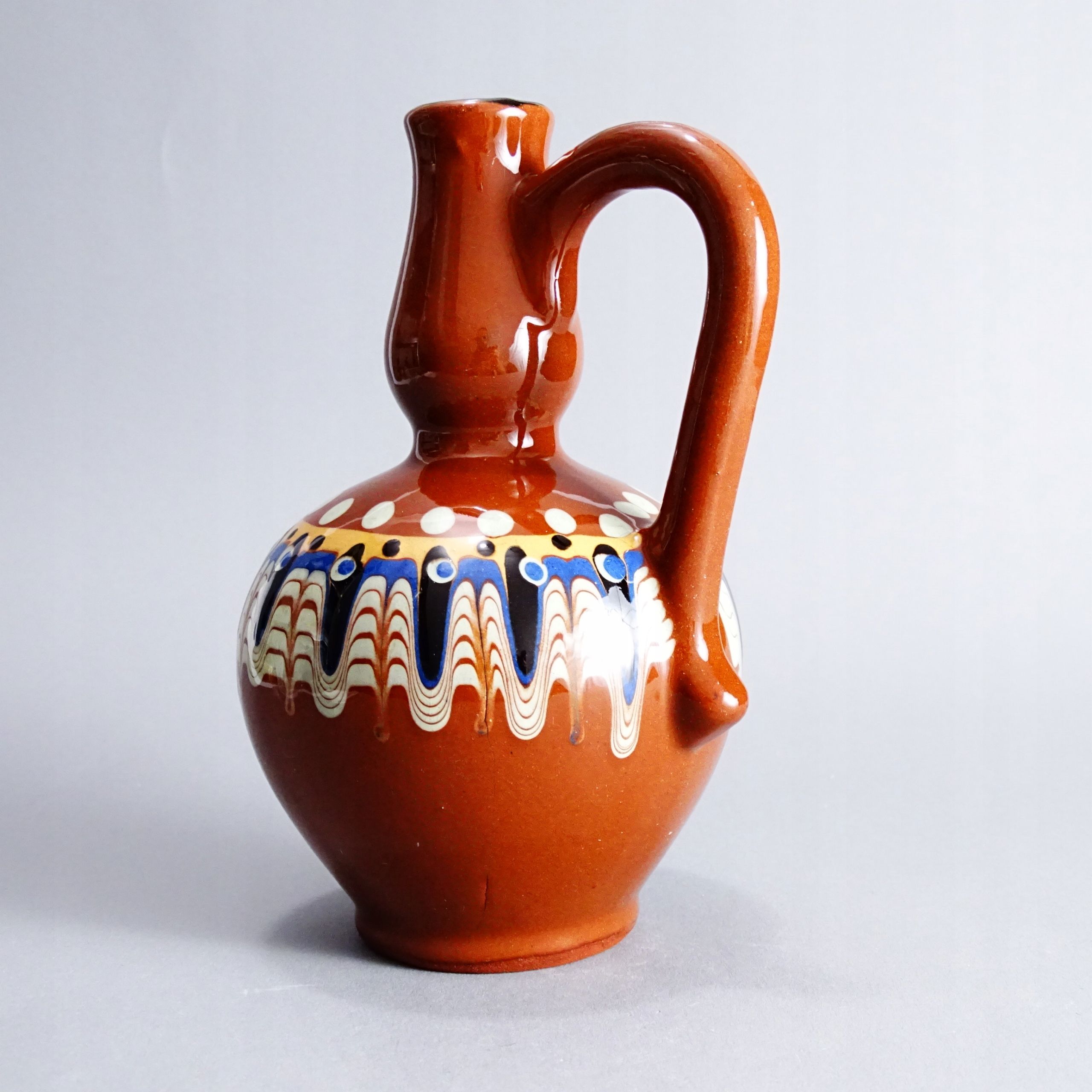 bułgaria stary ceramiczny dzbanek dzbanuszek