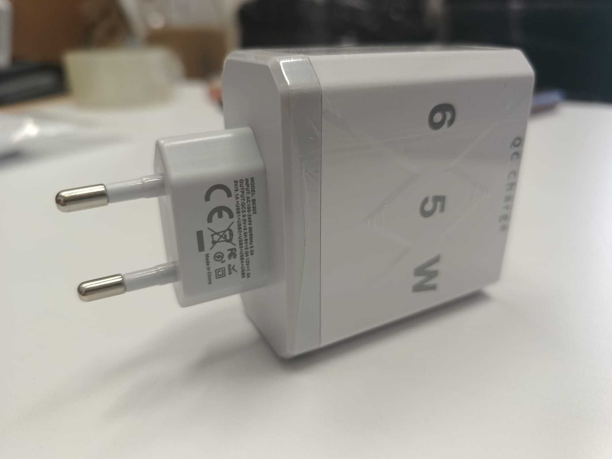 Ładowarka 6xUSB. 65W