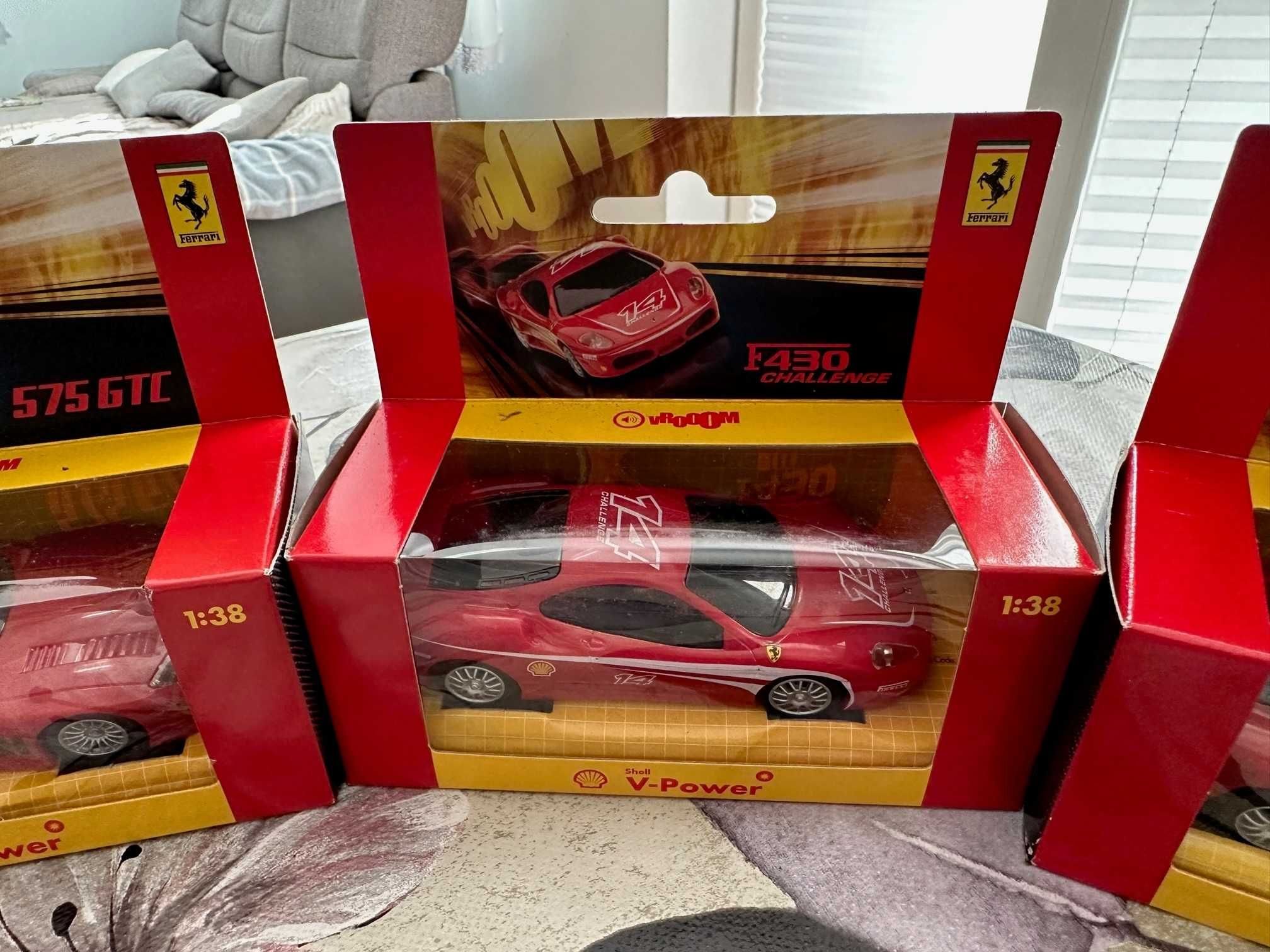 Modele FERRARI, kolekcjonerskie 5 sztuk NOWE