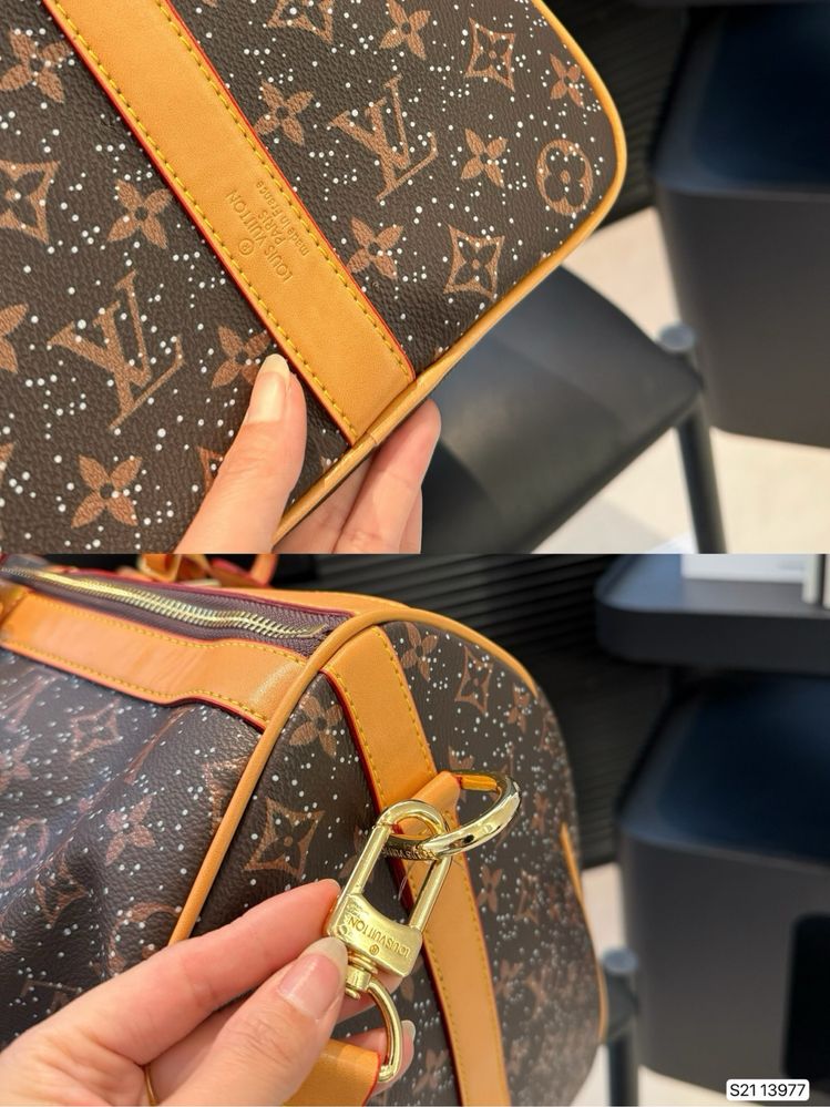 Louis Vuitton Keepall сумка коричневая мужская женская кожаная