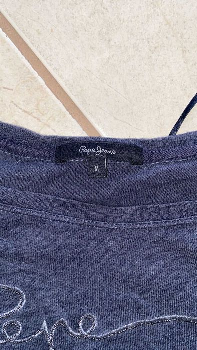 Pepe Jeans Women's Navy Blue Long Sleeve Shirt
