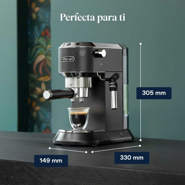 Máquina de Café - Nova e Selada - De'Longhi Dedica Preta