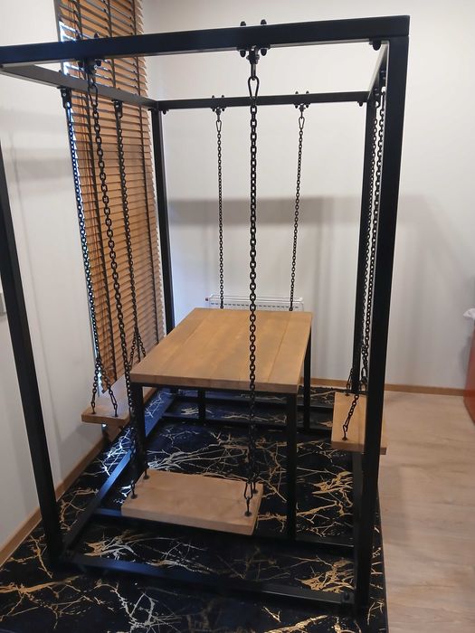 Huśtawka metalowa  sześcioosobowa ZIMOWA PROMOCJA MINUS 5%