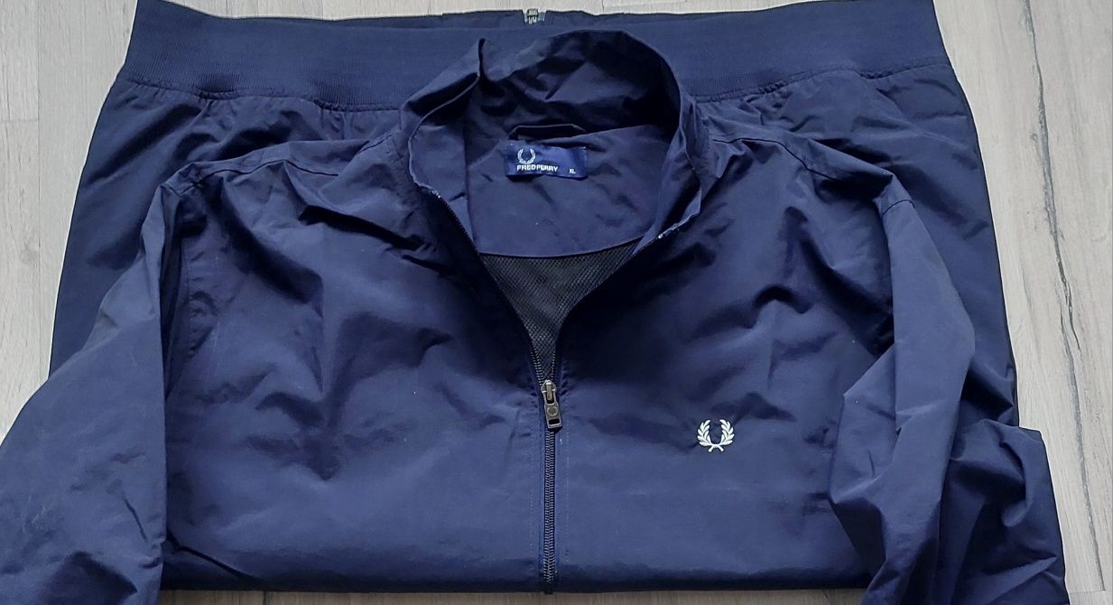 Fred Perry nowa kurtka męska lekka przeciwdeszczowa r. XL