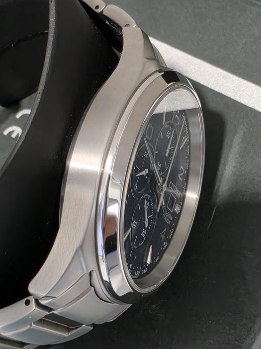Jak Nowy Zegarek Citizen Eco Drive Szafir Titanium CA0650-82L Komplet