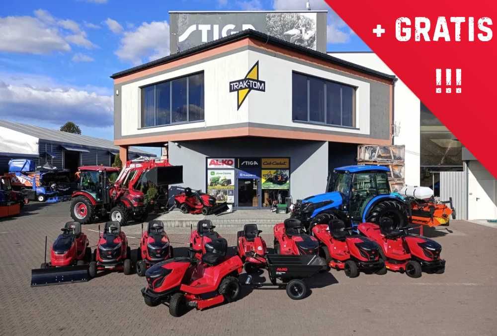 Traktor Kosiarka AL-KO Comfort Premium Briggs Hydro, Duży Wybór Pług