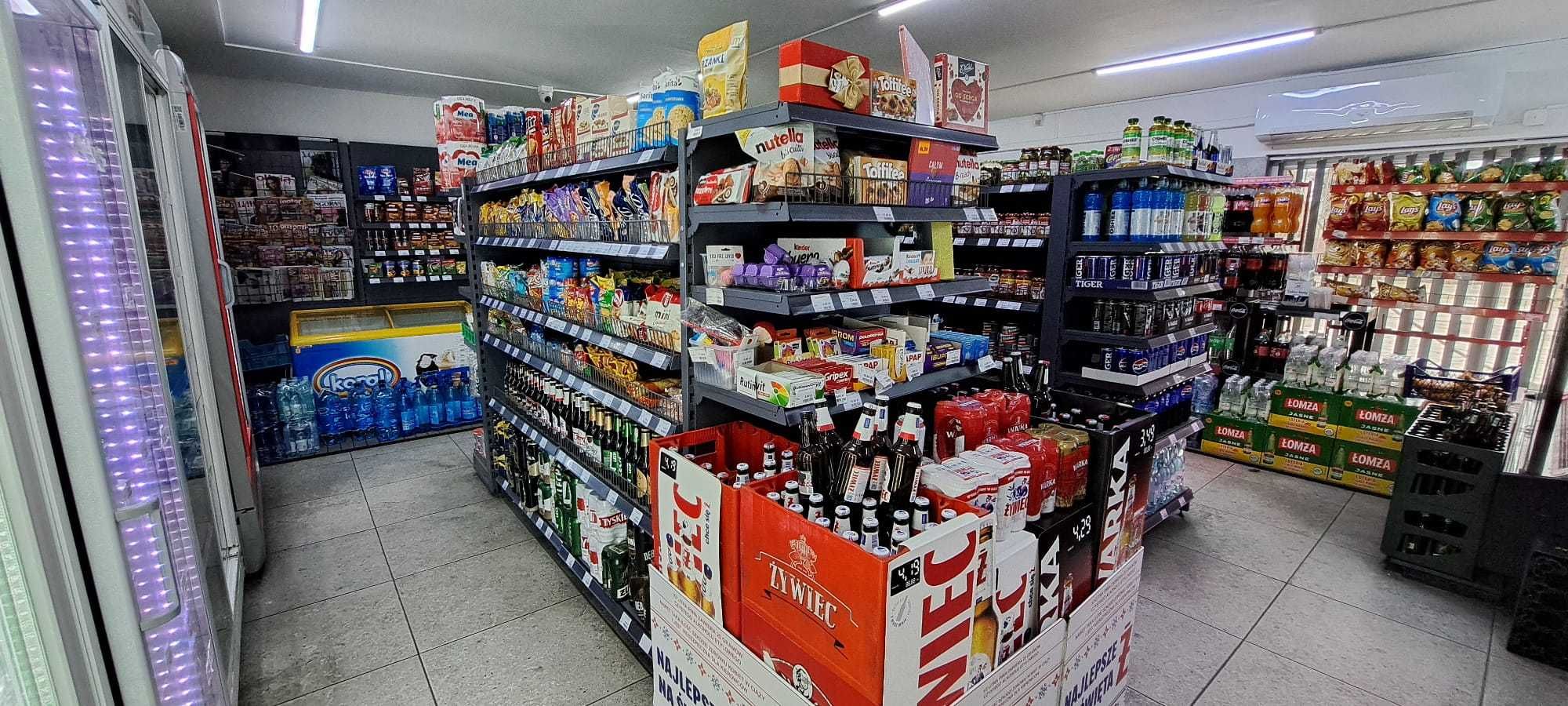 Wyposażenie sklepu spożywczego regały