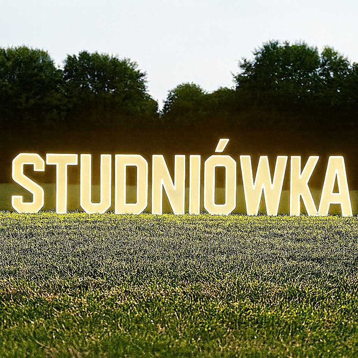 Napis studniówka wynajem