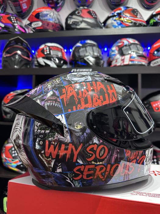 Capacete jockey  NOVO ediçao DC coringa