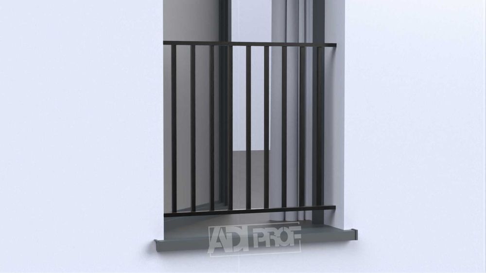 balkon francuski aluminiowy balustrada francuska aluminium