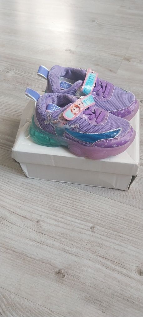 Świecące adidasy dla dziewczynki kraina lodu
