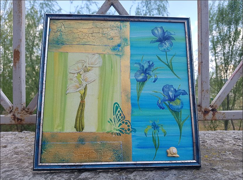 Интерьерное фактурное панно/картина на подарок.