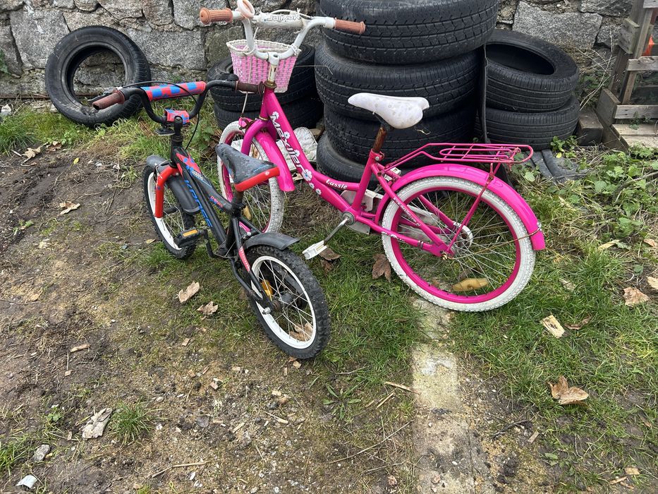 Rower Oddam za darmo dwa rowerki dziecięce.