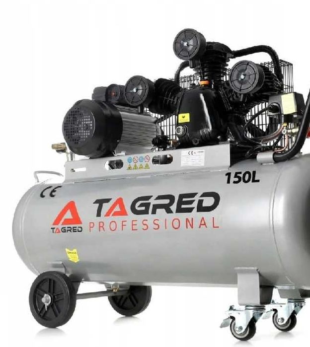 Kompresor Sprężarka 150L 3 V TŁOKI 230V Separator TA325B