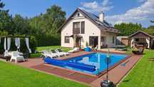 Domek na Kaszubach z sauną i basenem Rock House
