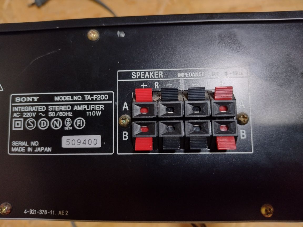 Wzmacniacz stereo Sony TA-F200