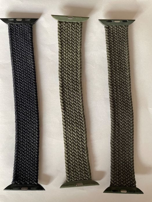 Braceletes Solo Entrançada de Nylon para Apple Watch 44MM