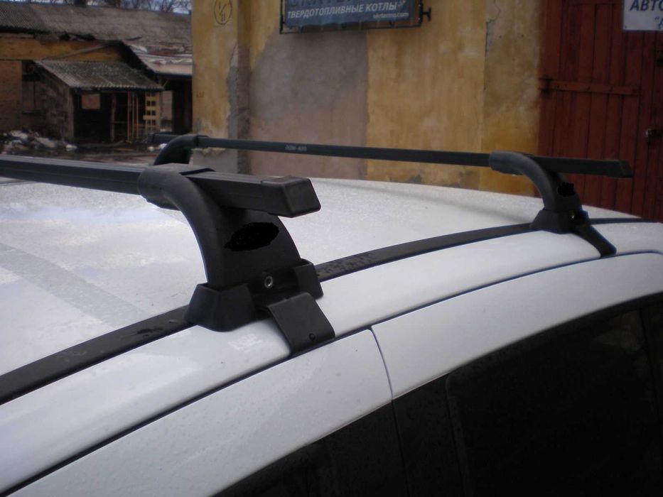 Комплект  - KV5 Класичні сталеві прямокутні дуги на дах Renault Scénic