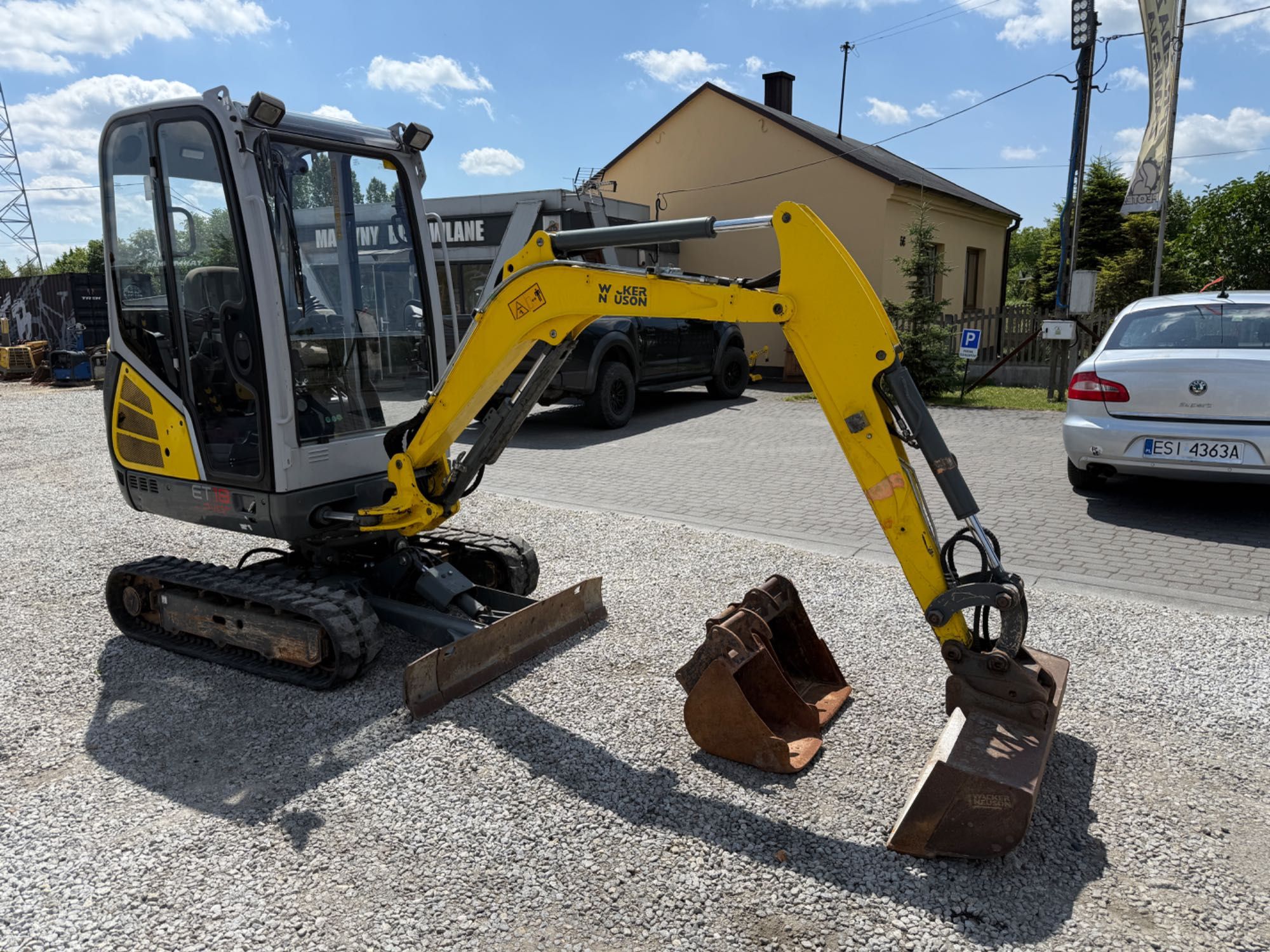 Mini koparka Neuson Et18 z 2019r. 3 łyżki 2 tony VDS , EASY LOCK ,1 WŁ
