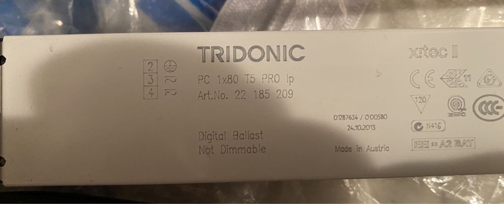 Statecznik elektroniczny Tridonic 1x80 W