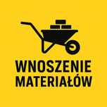 Wnoszenie materiałów budowlanych