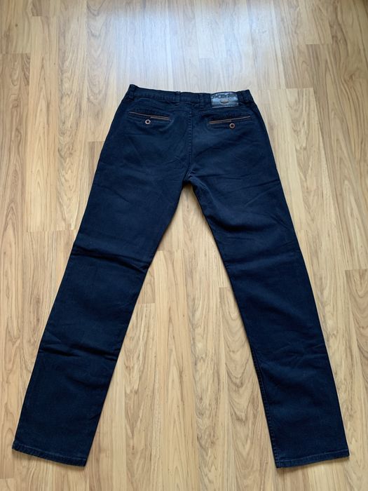 Брюки темно-сині