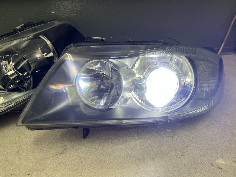 Bmw e90 e91 M3 lampy bi led komplet reflektory bi led