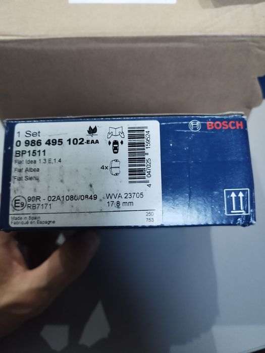 Klocki hamulcowe BOSCH