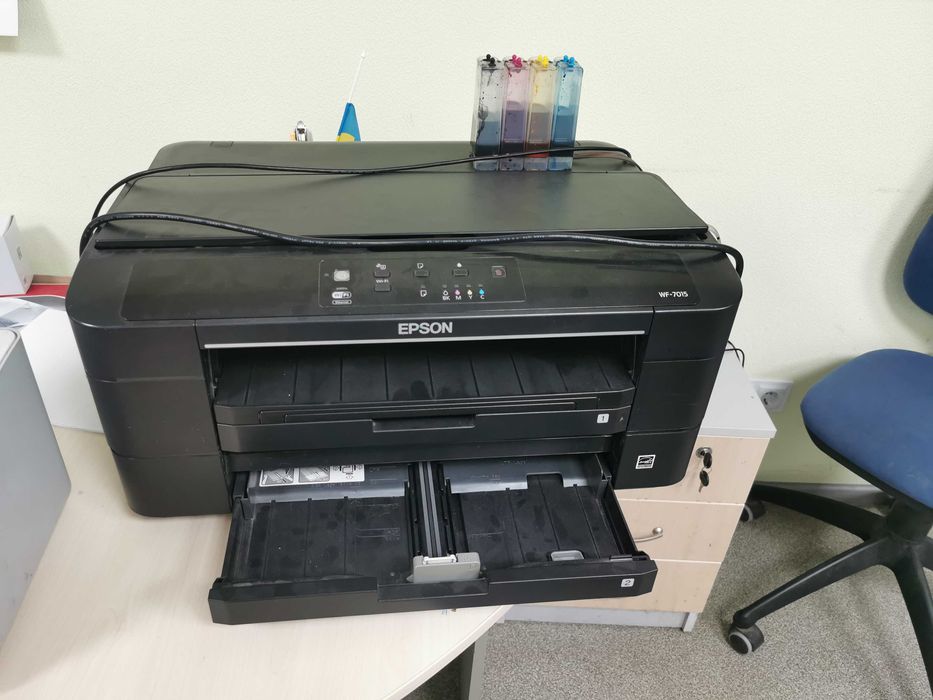 Принтер Epson Workforce WF-7015 с СБПЧ