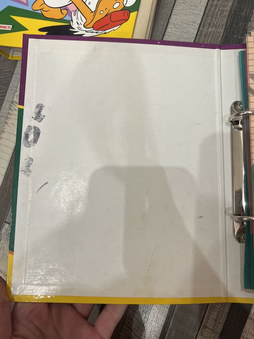 Segregator na karteczki kolekcjonerskie a5 Kaczor Donald