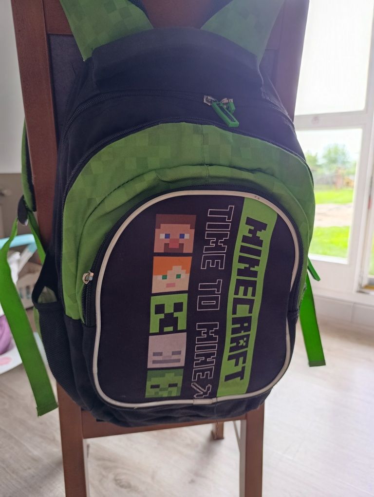 Plecak Minecraft Używany 1sezon stan bardzo dobry