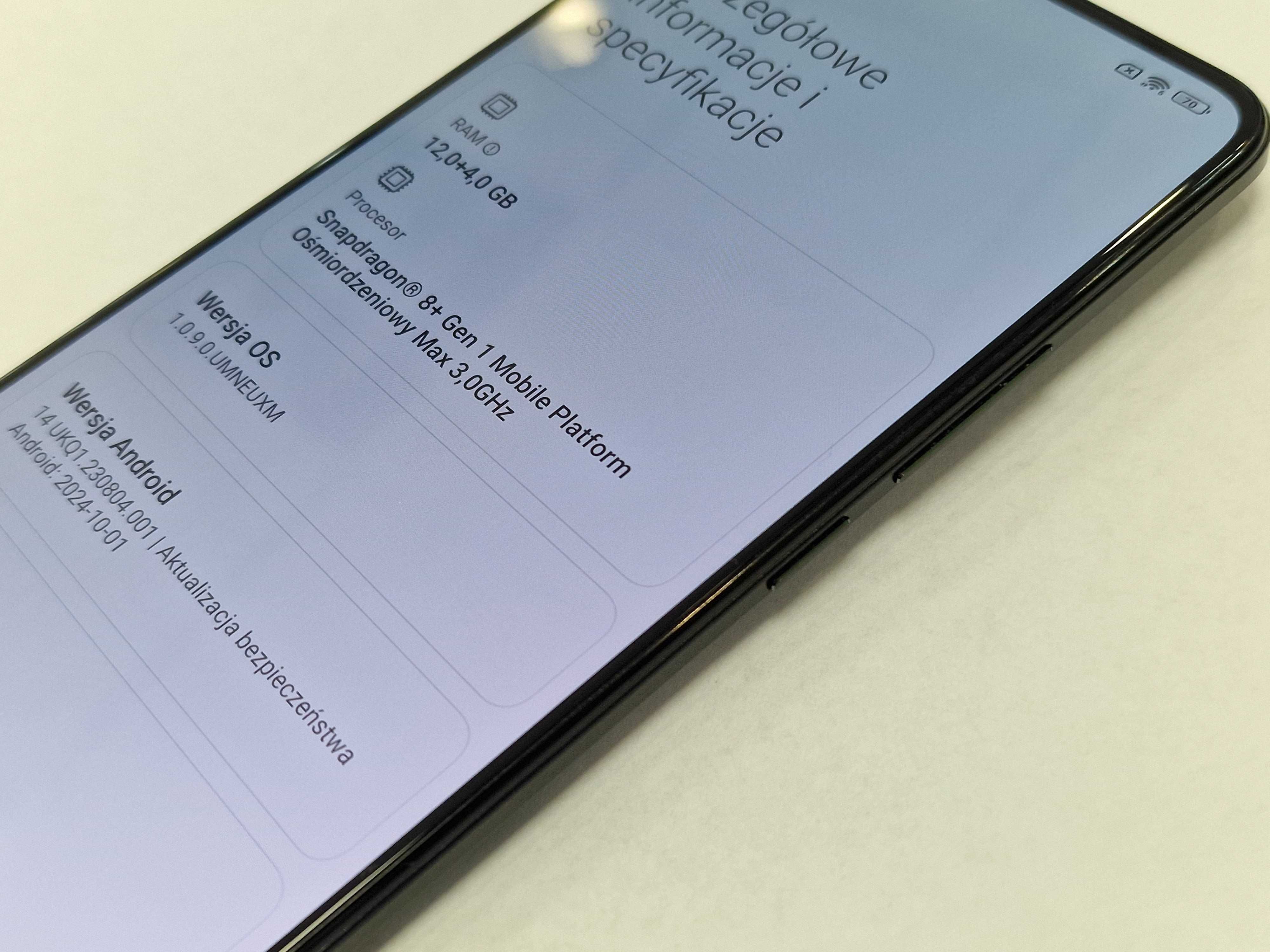 POCO F5 PRO Dual SIM/ 12GB/ 256GB/ Black/ Grade A + ładowarka/ Gwaranc
