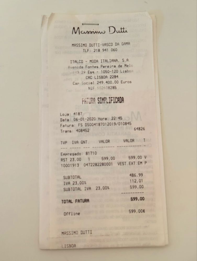 Casaco Massimo Dutti
