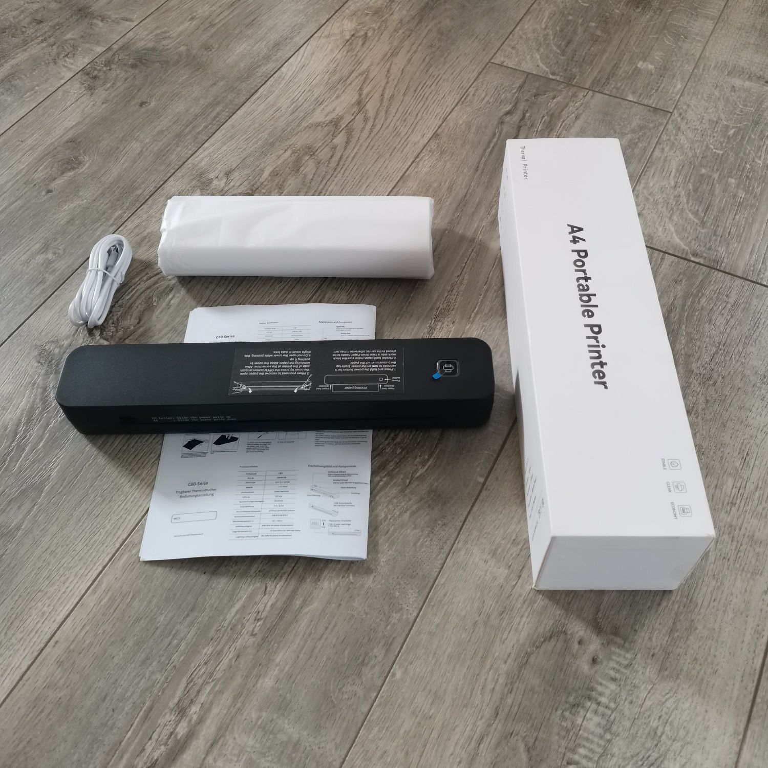 Тату принтер трансферний Bluetooth/USB, iOS/Andriod/Win/MacOS/ChromeOS