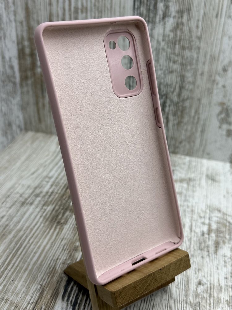 Не пачкаются! Чехол Silicone Case на Samsung S20 FE Микрофибра